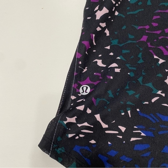 Lululemon workout tank black purple blue size 4 - Picture 5 of 5